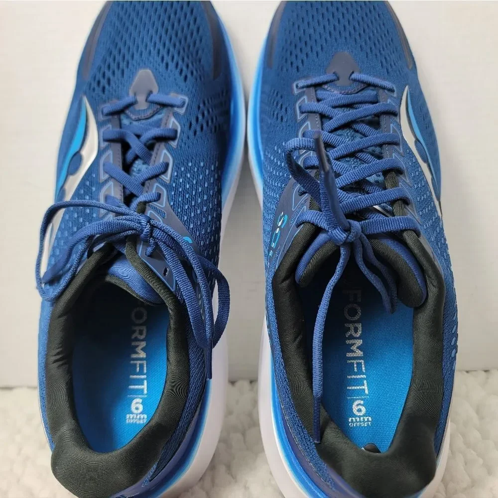 Saucony Guide 17 Men’s 14W Blue Running Shoes Stability S20937-106 New